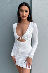 Peta Dress - White
